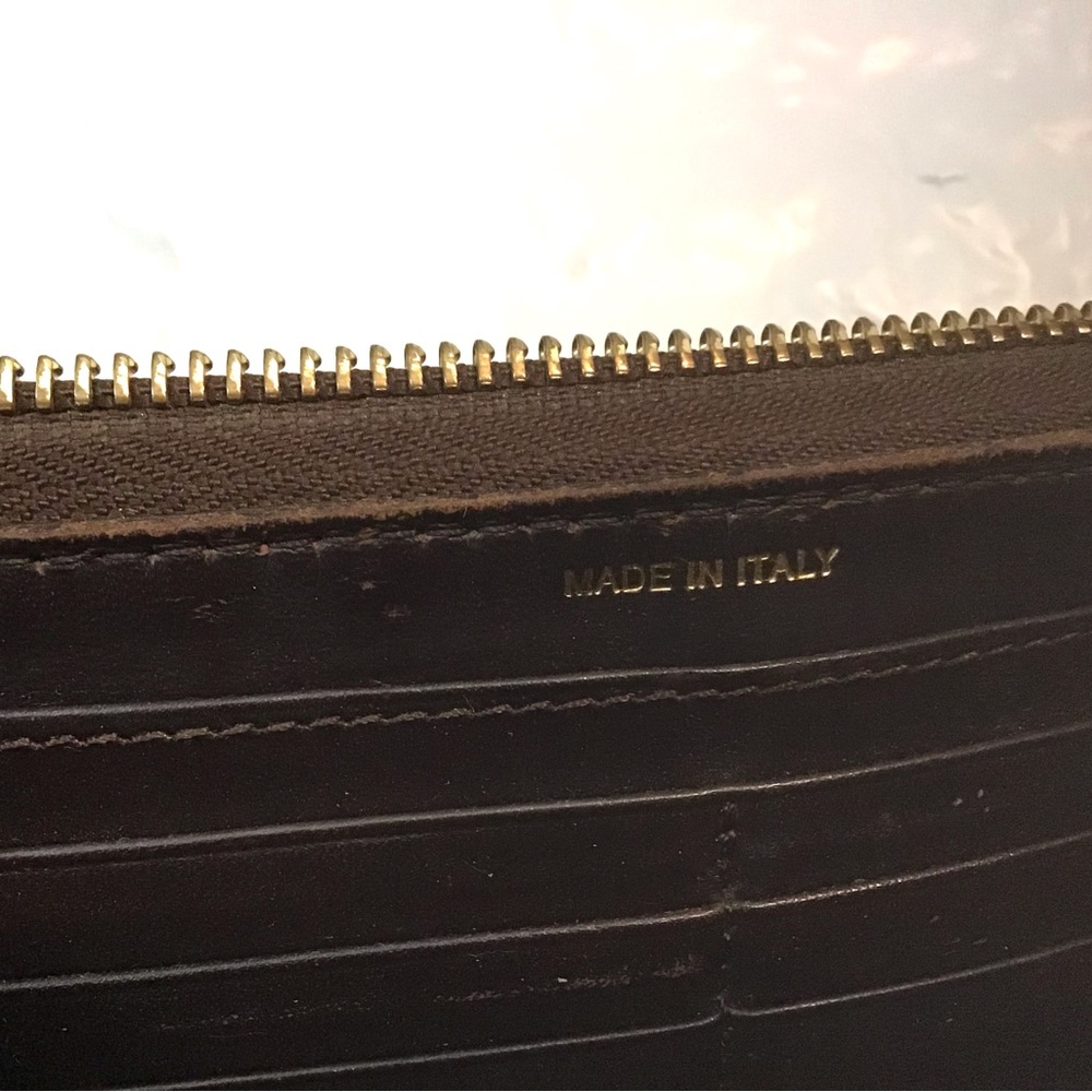 Burberry Studded Haymarket Zip Around Wallet - Picture 6 of 11
